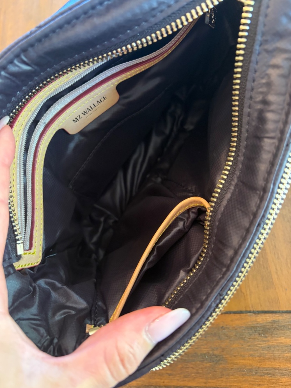 MZ Wallace medium Crosby Lock Crossbody-black - Picture 7 of 11